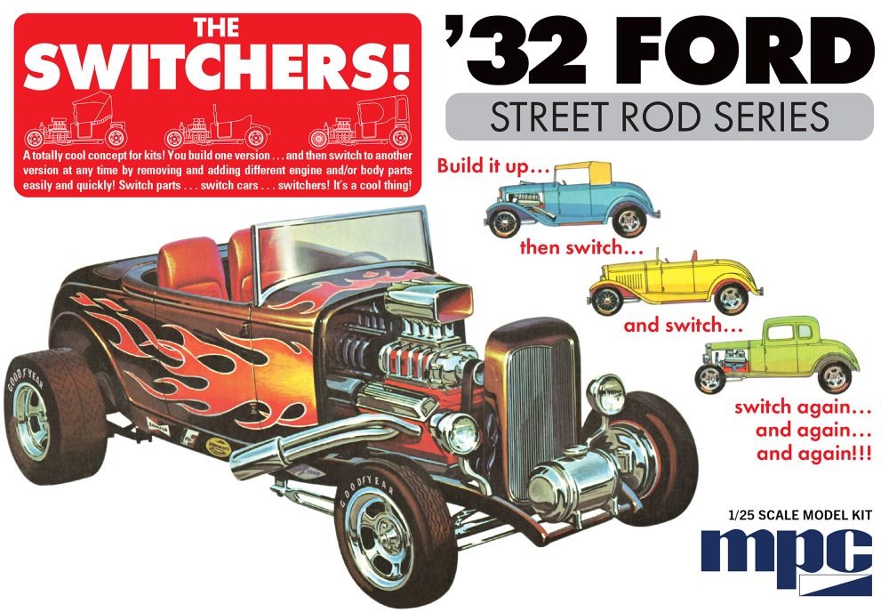 MPC 992 1:25 The Switchers 1932 Ford Street Rod Series Car Plastic Model Kit