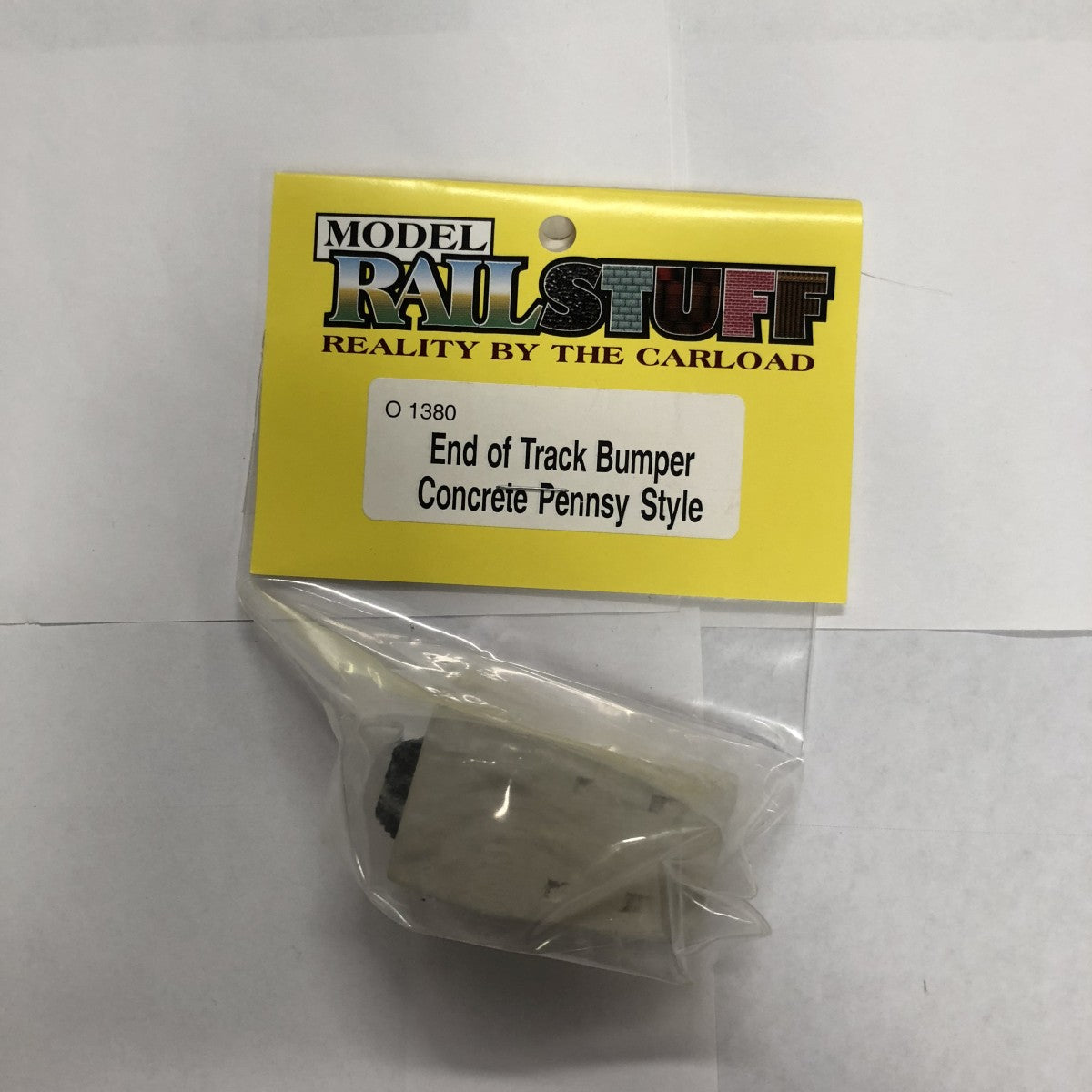 Model Railstuff 1380 O Scale End of Track Bumper Concrete Pennsy Style