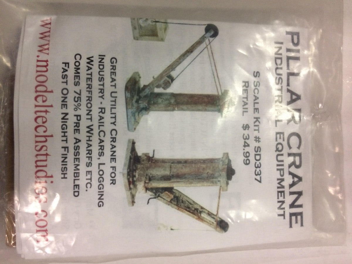Model Tech Studios SD337 S Pillar Crane Industrial Equipment Building Kit