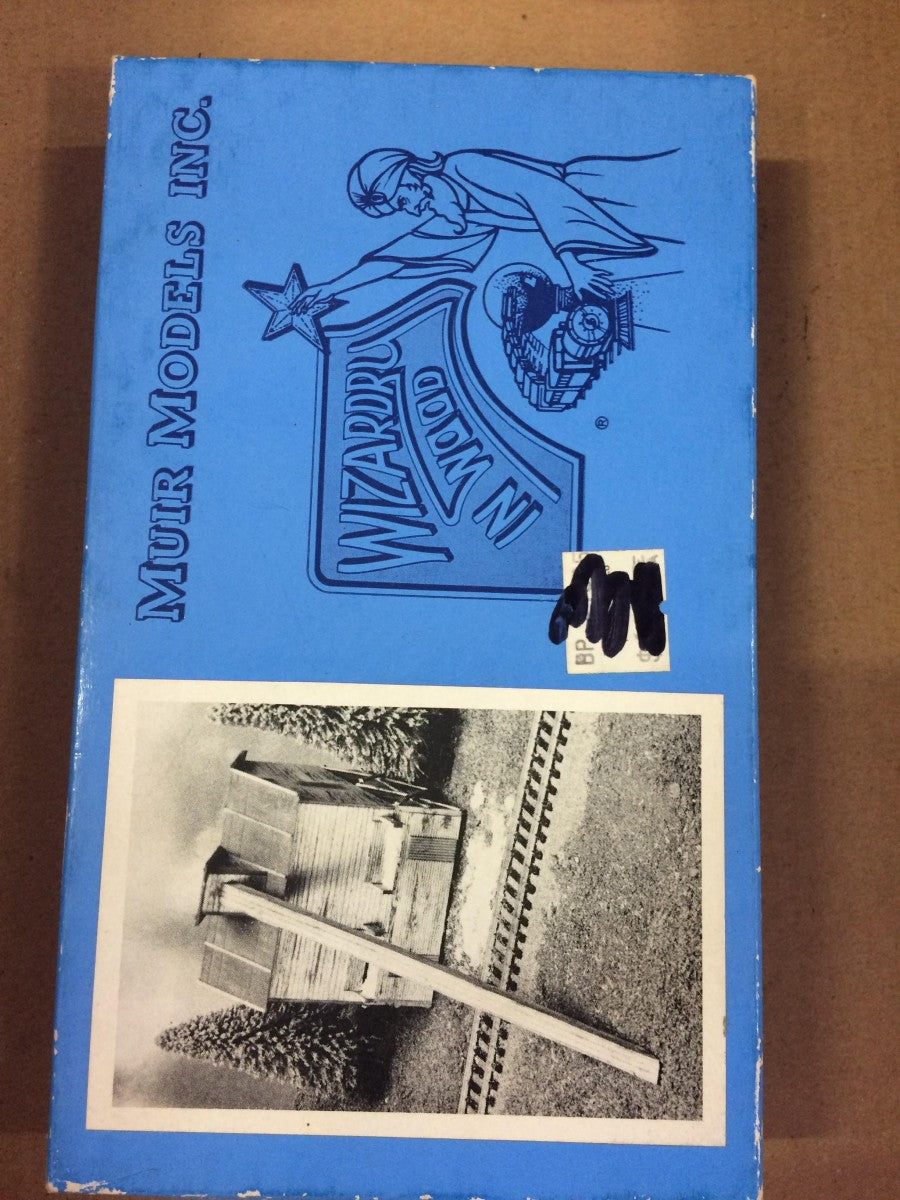 Muir Models 540 N Scale Sawdust Storage Building Kit