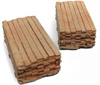 Classic Metal Works 20226 HO Mini Details Stacked Lumber Load (Pack of 2)