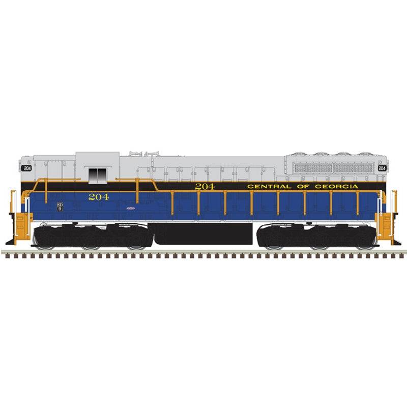 Atlas 40005310 N Central of Georgia Silver Series EMD SD9 Diesel Locomotive #204