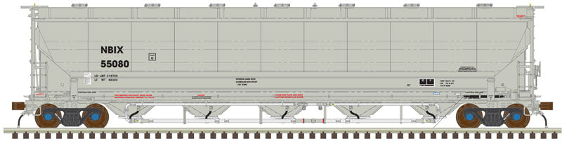 Atlas 20005189 HO NBIX Trinity 5660 Covered Hopper Car #55023