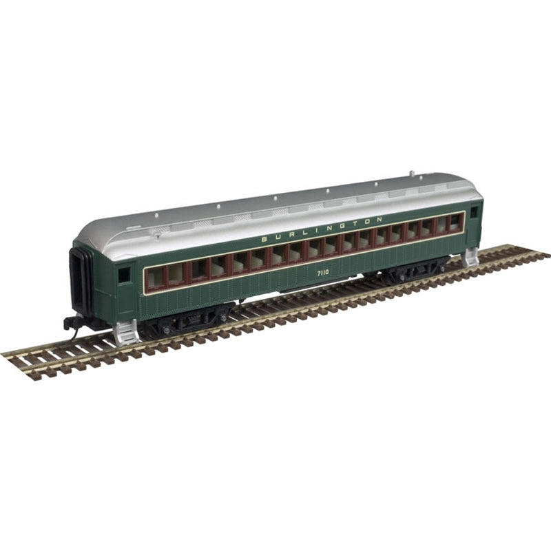 Atlas 50005127 N Burlington Trainman ACF 60' Passenger Car Set (Set of 5)