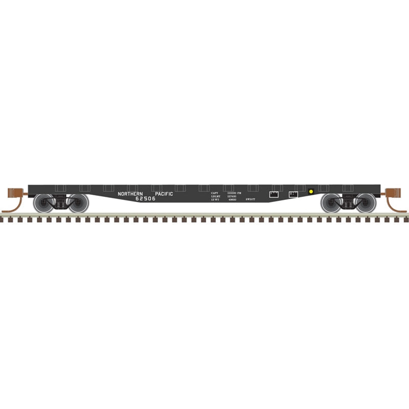 Atlas 50005567 N Northern Pacific Trainman Flatcar with Stakes #62552