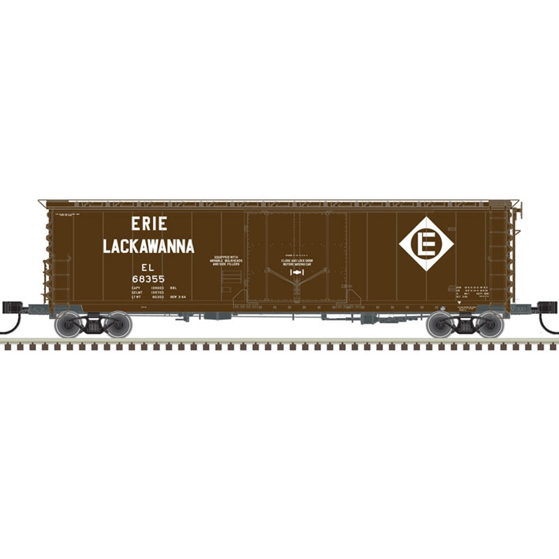 Atlas 50005694 N Erie Lackawanna RTR 50' GA RBL Boxcar #68349