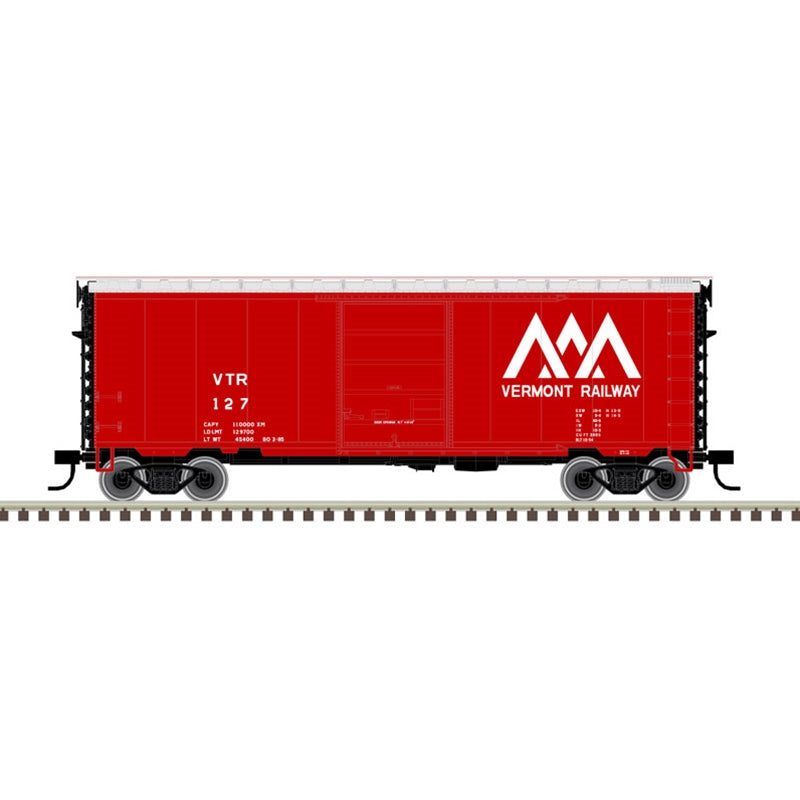 Atlas 50005772 N Vermont Railway 40' PS-1 Boxcar #127