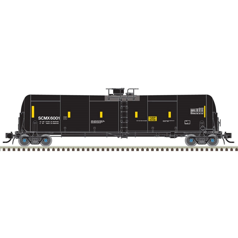 Atlas 50005824 N SCMX 31,000 Gallon Crude Oil Tank Car (Pack of 6)