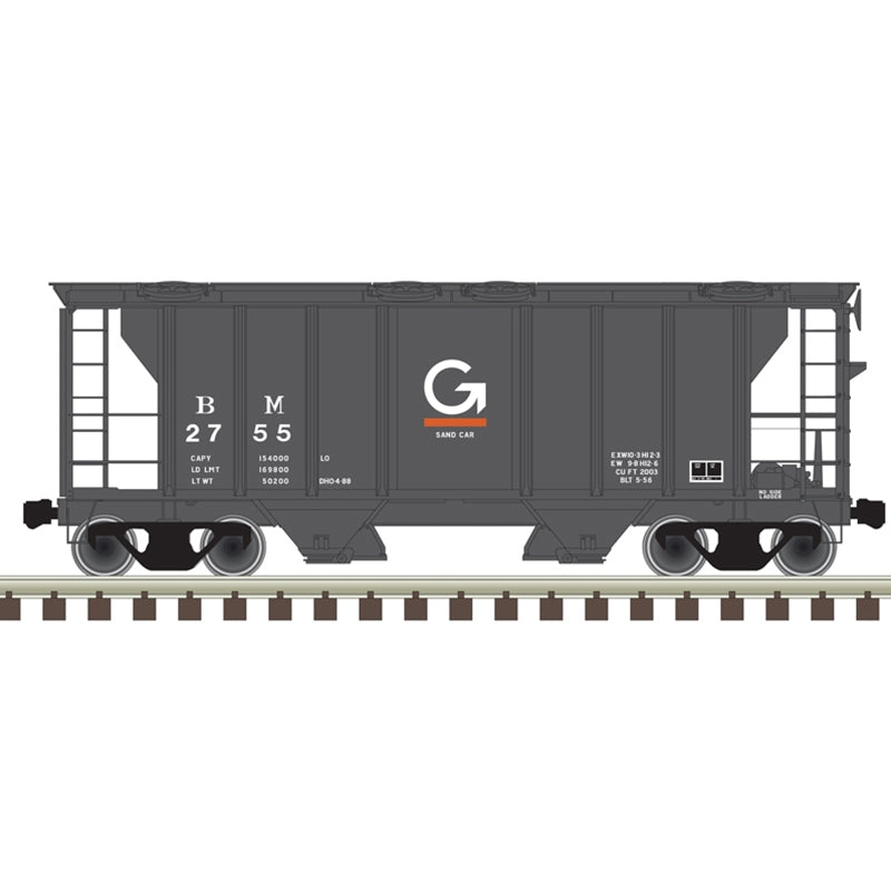 Atlas 50005893 N Boston and Maine Guilford Trainman PS-2 Covered Hopper #2758