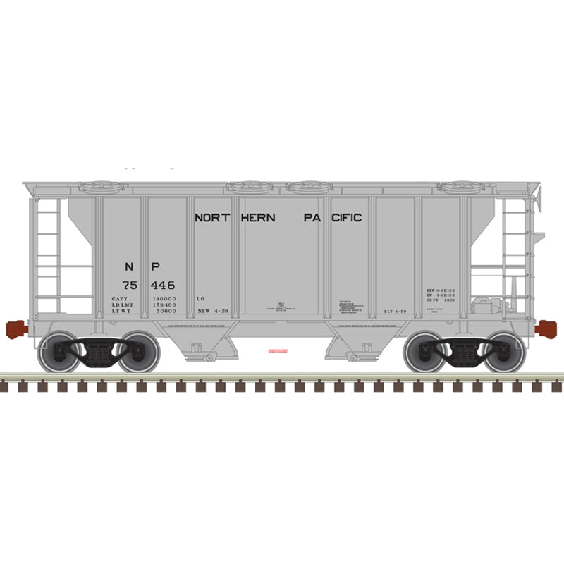 Atlas 50005906 N Northern Pacific Trainman PS-2 Covered Hopper #75400