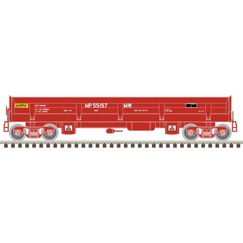 Atlas 50006053 N Missouri Pacific Difco Side Dump Car #55157