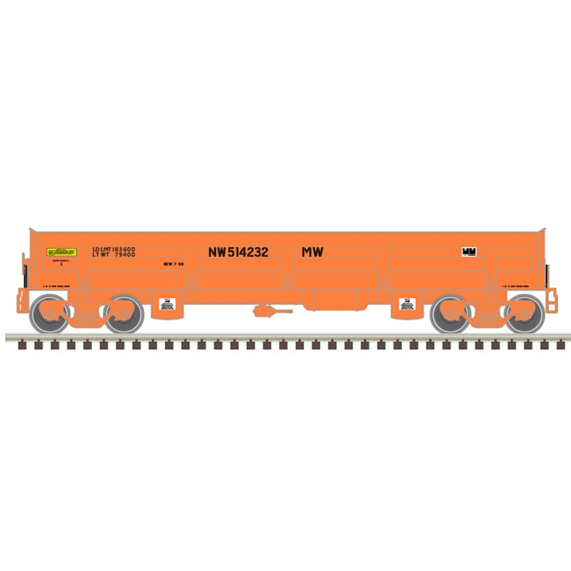Atlas 50006058 N Norfolk and Western DIFCO Side Dump Car #514270