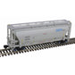 Atlas 50006221 N General American Master Plus 3230 Covered Hopper #62763