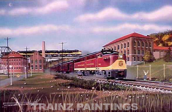 Robert West 457 Tennessee Central Nashville Arrival I Railroad Art Print Signed