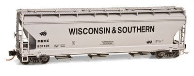 Micro-Trains 09400340 N W&S 3-Bay ACF Covered Hopper w/Elongated Hatches #501101