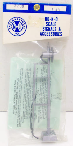 NJ International 3200 O / N / HO Scale Single Target Block Signal