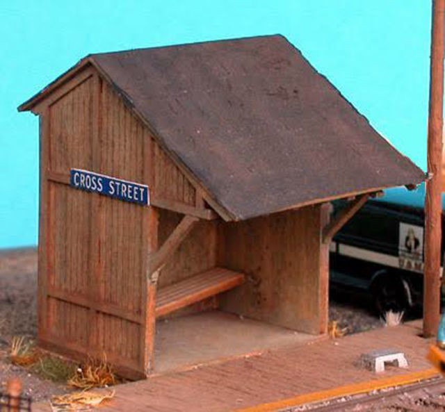 Northeastern Scale Models 520-40001 Passenger Shelter Kit 1-1/4 x 1-3/4