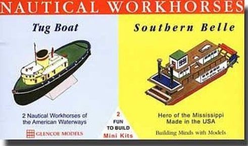 Glencoe 03302 1:100 - 1:400 Nautical Workhorses Plastic Model Kit