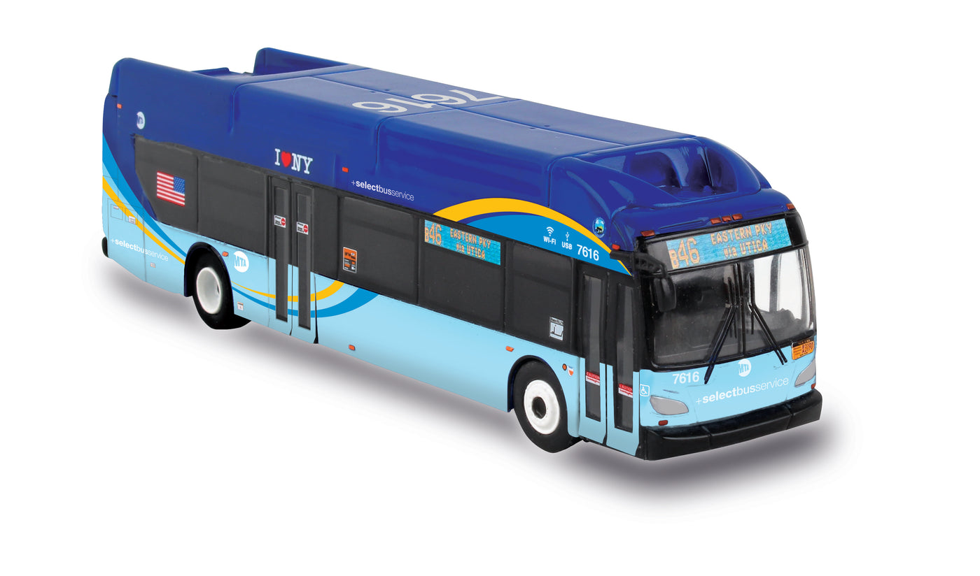 Daron Worldwide Trading NY2070 1:87 MTA Select Bus Diecast Model