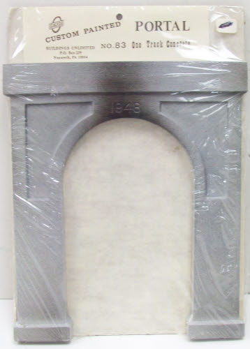 Building Unlimited 83 O Gauge 1-Track Concrete Portal