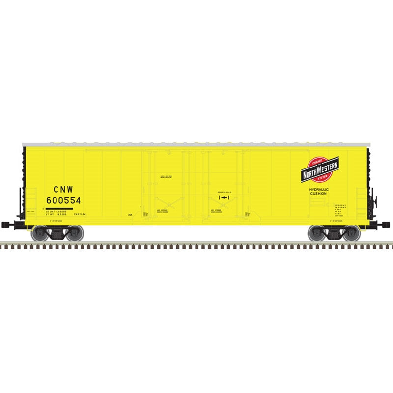 Atlas 3001331 O Chicago North Western 53' Evans PD 3-Rail Box Car #600554/600523