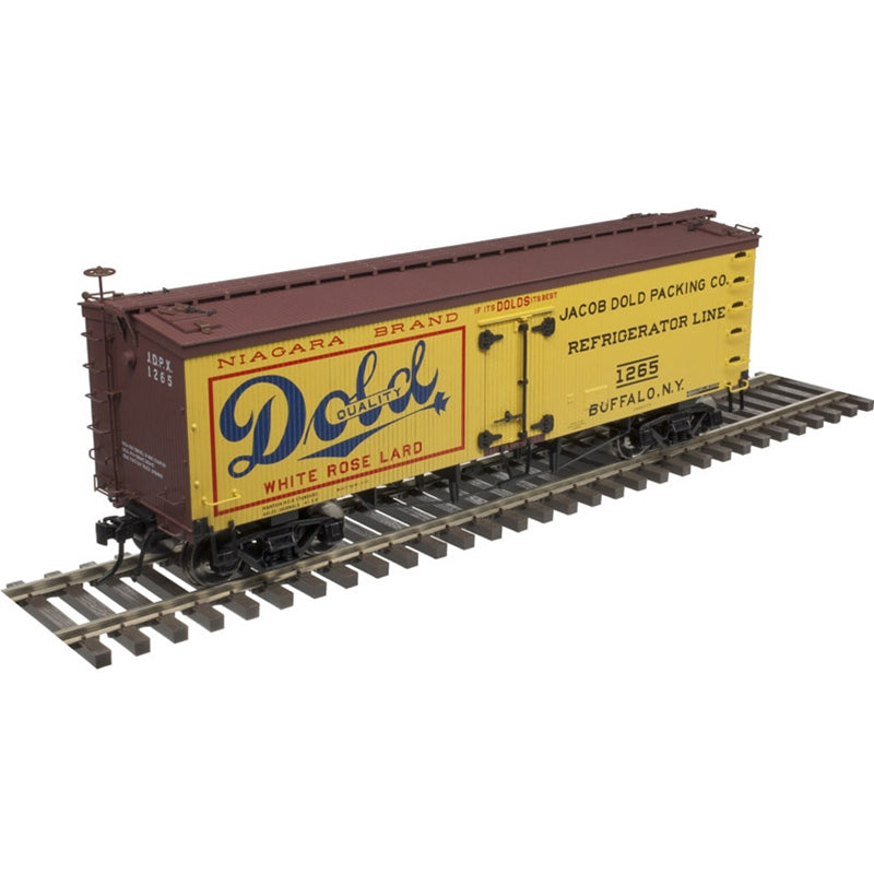 Atlas 3001429 O Dold Packing Company 36' Wood Reefer Car