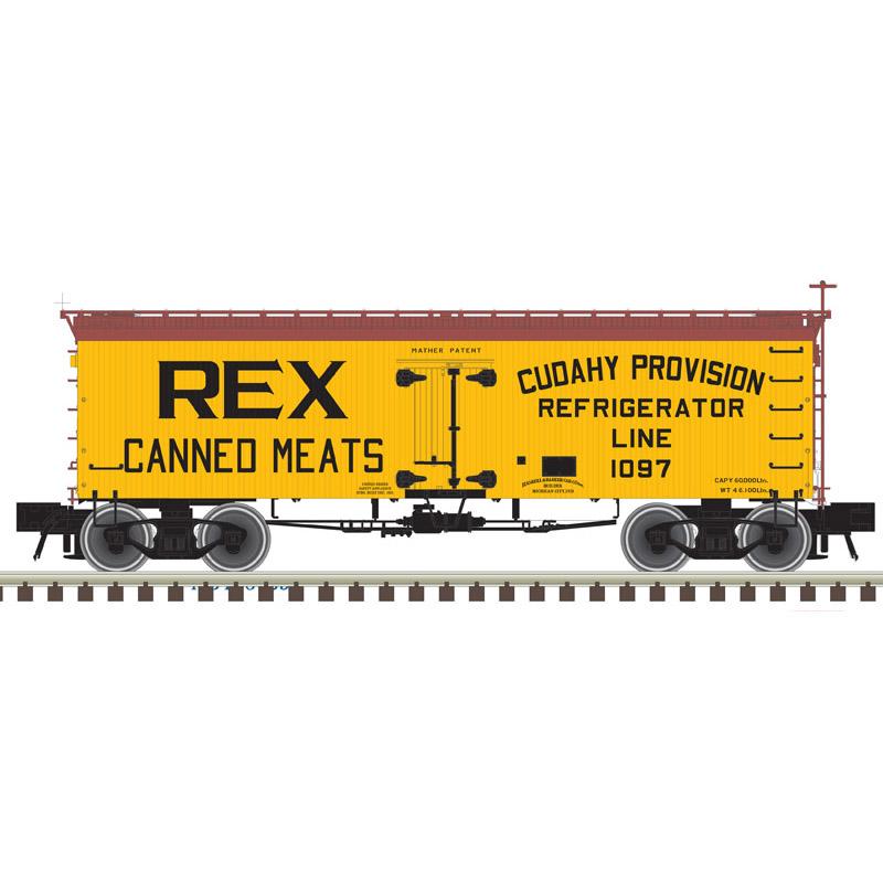 Atlas 3001434 O Rex Canned Meats 36' Wood Reefer with Truss Rods