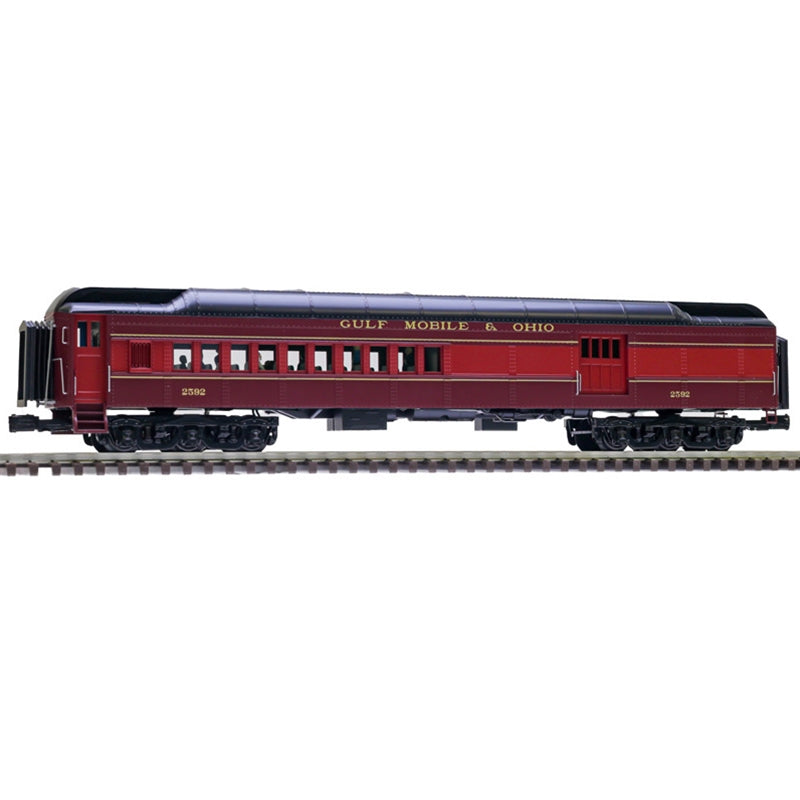 Atlas 3007045 O GM&O 3-Rail 70' Madison Heavyweight Passenger Car (Set of 2)