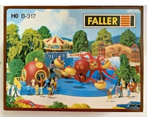 Faller B-317 HO Octopus Carousel With Motor Building Kit