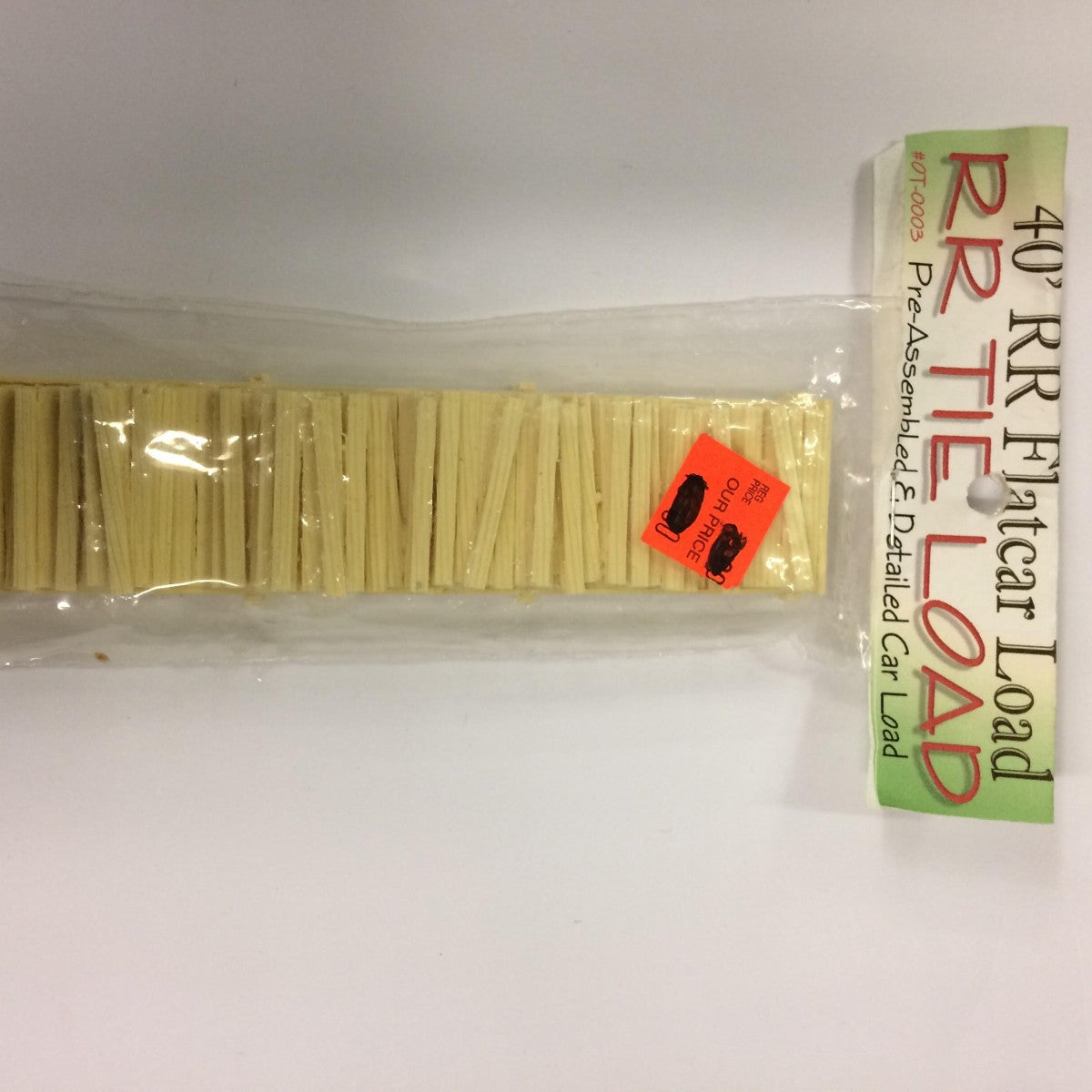Model Tech Studios OT0003 HO RR Tie Load