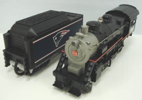 MTH 30-4128-1E NFL New England Patriots Steam Engine #2005