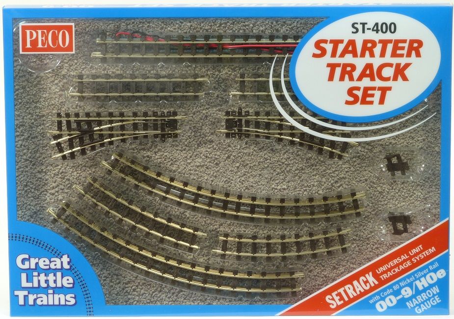 Peco ST-400 OO Setrack OO-9 Code 80 Starter Track Set