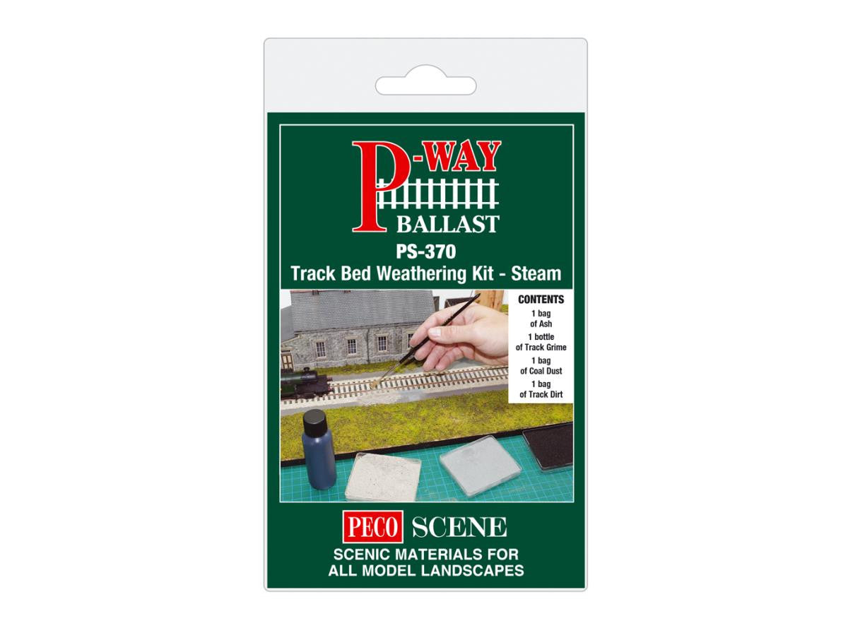 Peco PS-370 Steam Track Bed Weathering Kit