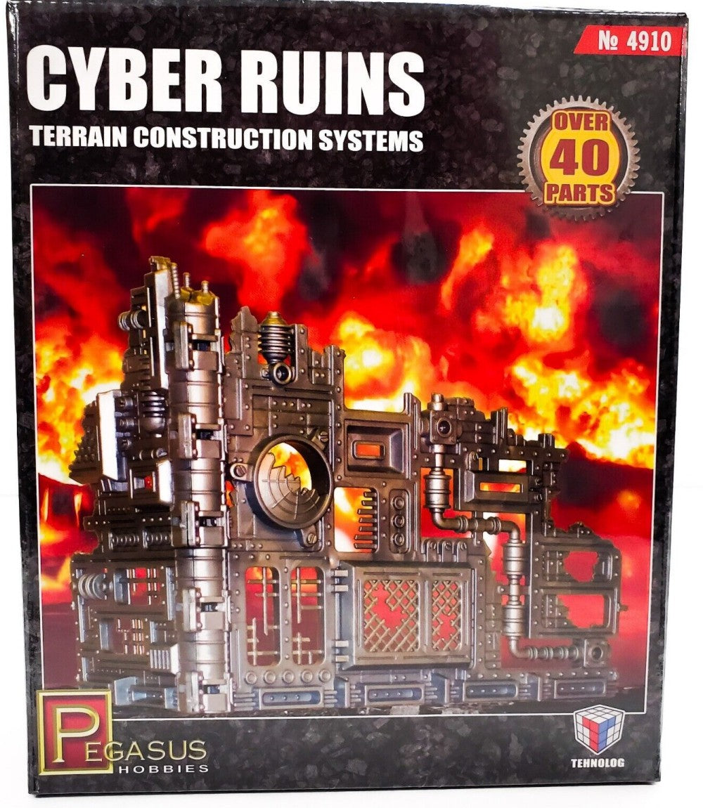 Pegasus Hobby 4910 28mm Gaming: Cyber Ruins Plastic Model Kit