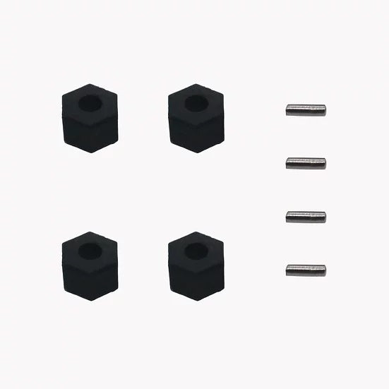 Panda Hobby Models C636010 7x3x5mm Drive Hex with 1.5x5mm Pins (Pack of 4)