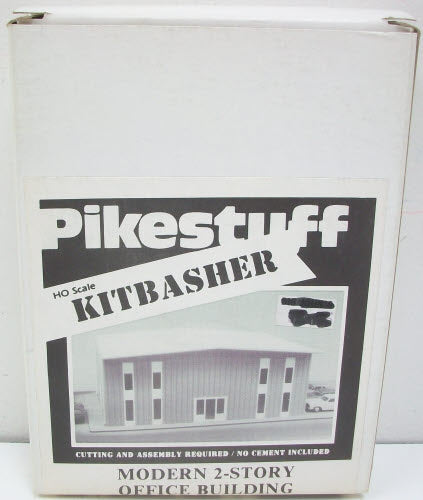 Pikestuff 541-5002 HO Modern 2 Story Office Building Kit