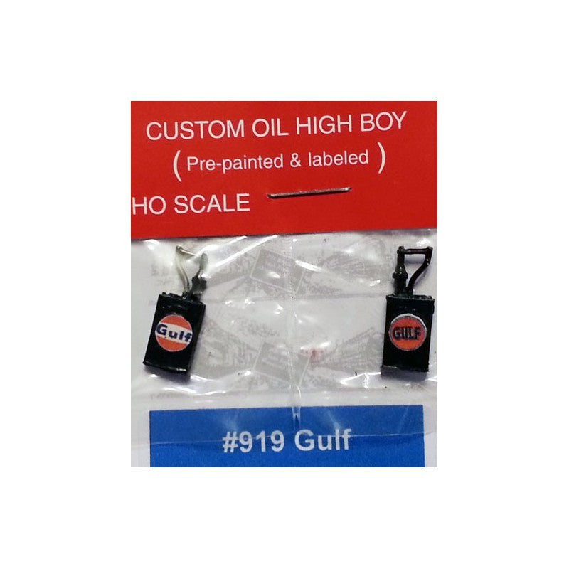 JL Innovative Design 919 Gulf Oil Co. Custom Oil Highboy (Pack of 2)