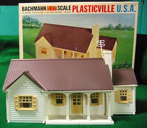 Plasticville 1912 O-S Scale New England Rancher House Building Kit