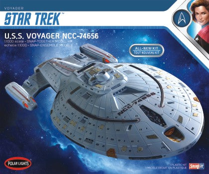 Polar Lights 980 1:1000 Star Trek USS Voyager Plastic Model Kit