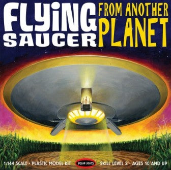 Polar Lights 985 1:144 12 Flying Saucer Plastic Model Kit