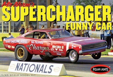Polar Lights 989 1:25 Mr. Norm's Dodge Supercharger Funny Car Plastic Model Kit