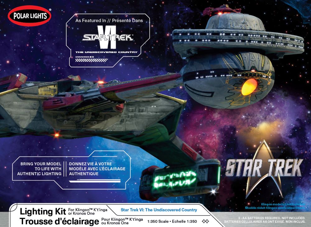 Polar Lights MKA055 1:350 Star Trek Klingon KTinga or Kronos One Lighting Kit