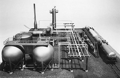 Plastruct 1008 HO 16-1/2" x 23-1/2" x 7-1/2" Petro/Chemical Refinery Kit