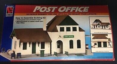 Life Like 1332 HO Post Office Building Kit