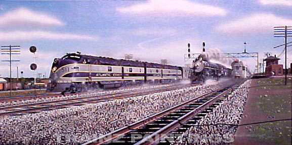 Robert West 27 ACL 'Potomac Yard Memories' Railroad Art Print - Artist Proof