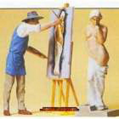 Preiser 45095 G Artist With Nude Model Figures