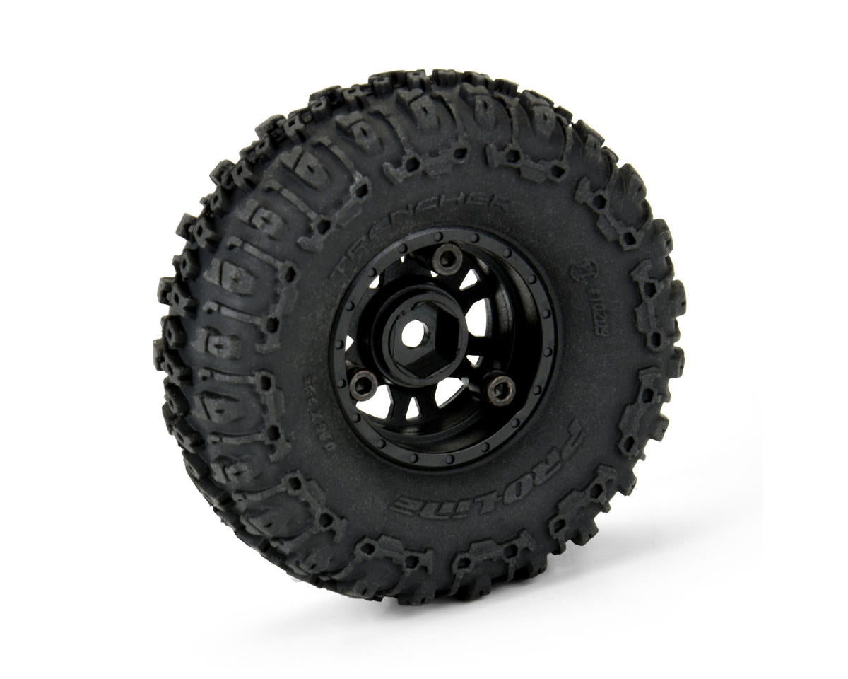 Pro-Line Racing 10209-10 1.0" Medium Trencher Pre-Mounted Tires (Pack of 4)