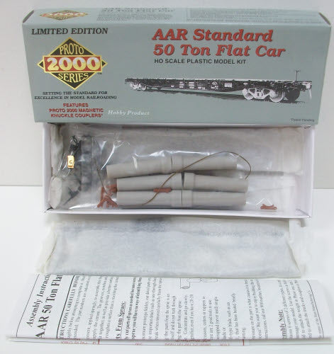 Proto 2000 31444 HO ACL Flatcar Kit w/Concrete Pipe Load