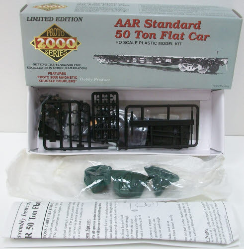 Proto 2000 31453 HO NP Flatcar Kit w/Machinery Load