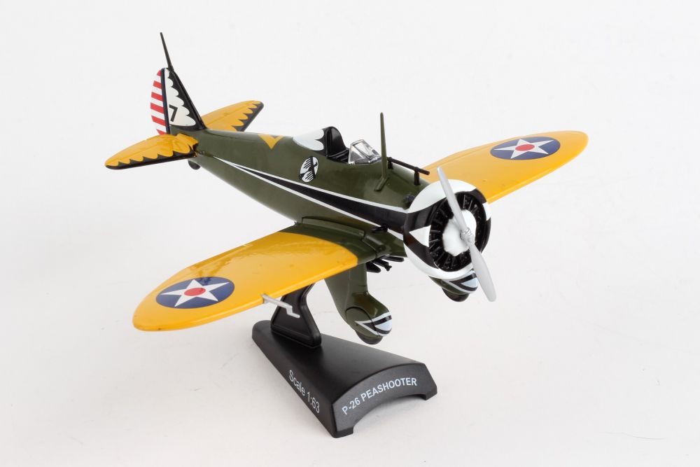 Daron Worldwide Trading PS5560-2 1:63 Boeing P-26 Peashooter Aircraft